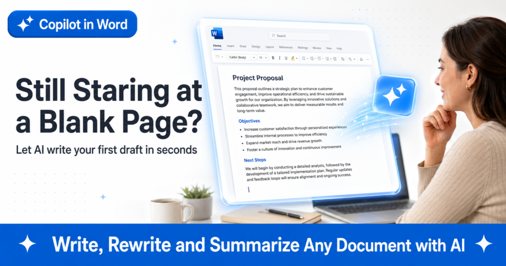 Copilot in Word: Write, Rewrite and Summarize Any Document